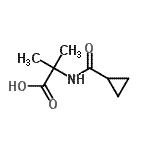 CAS#: 215036-16-1, N-(Cyclopropylcarbonyl)-2-Methylalanine