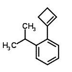 CAS#: 215038-37-2, 1-(1-Cyclobuten-1-Yl)-2-Isopropylbenzene