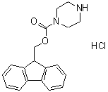 CAS#: 215190-22-0, 9H-Fluoren-9-Ylmethyl 1-Piperazinecarboxylate Hydrochloride (1:1)