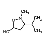 CAS#: 215236-93-4, 3-Isopropyl-2-Methyl-1,2-Oxazolidin-5-Ol