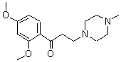 CAS#: 21526-80-7, 2',4'-Dimethoxy-beta-(4-Methyl-1-Piperazinyl)Propiophenone