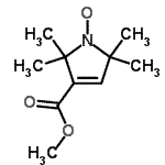 CAS#: 2154-32-7, [3-(Methoxycarbonyl)-2,2,5,5-tetramethyl-2,5-dihydro-1H-pyrrol-1-yl]oxidanyl