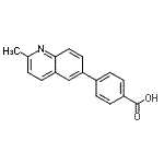CAS#: 216059-94-8, 4-(2-Methyl-6-Quinolinyl)Benzoic Acid
