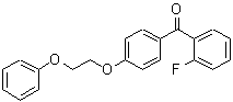 CAS 登录号：216143-97-4， (2-氟苯基)[4-(2-苯氧基乙氧基)苯基]甲酮