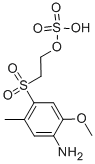 CAS#: 21635-69-8, 2-[(4-Amino-5-Methoxy-2-Methylphenyl)Sulfonyl]-Ethanol 1-(Hydrogen Sulfate)