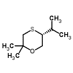 CAS#: 216376-37-3, (5R)-5-Isopropyl-2,2-Dimethyl-1,4-Oxathiane