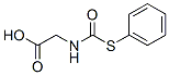 CAS 登录号：21639-45-2， 2-(苯基硫基羰基氨基)乙酸