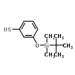 CAS#: 216393-56-5, 3-[Tert-Butyl(Dimethyl)Silyl]Oxybenzenethiol
