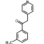 CAS 登录号：216529-53-2， 1-(3-甲基苯基)-2-(4-吡啶基)乙酮