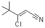 CAS 登录号：216574-58-2， (2Z)-3-氯-4,4-二甲基-2-戊烯腈