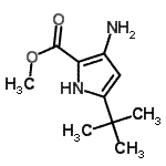 CAS 登录号：216574-65-1， 甲基3-氨基-5-(2-甲基-2-丙基)-1H-吡咯-2-羧酸酯