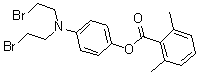 CAS#: 21667-03-8, 4-[Bis(2-Bromoethyl)Amino]Phenyl 2,6-Dimethylbenzoate