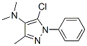 CAS 登录号：21672-57-1， 5-氯-N,N,3-三甲基-1-苯基-吡唑-4-胺