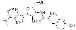 CAS 登录号:21708-87-2, O-去甲基嘌呤霉素