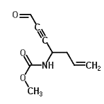 CAS 登录号：217442-28-9， 甲基(7-氧代-1-庚烯-5-炔-4-基)氨基甲酸酯