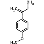 CAS 登录号：21758-19-0， 1-(1-丁烯-2-基)-4-甲氧基苯