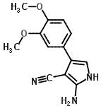 CAS 登录号：217954-75-1， 2-氨基-4-(3,4-二甲氧基苯基)-1H-吡咯-3-甲腈