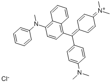 CAS#: 2185-87-7, [4-[Bis(4-Dimethylaminophenyl)Methylidene]Naphthalen-1-Ylidene]-Methyl-Phenylazanium Chloride