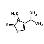 CAS#: 21857-28-3, 4-Isopropyl-3-Methyl-1,3-Thiazole-2(3H)-Thione