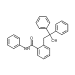 CAS#: 21868-83-7, 2-(2-Hydroxy-2,2-Diphenylethyl)-N-Phenylbenzamide