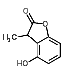 CAS 登录号：21872-07-1， 4-羟基-3-甲基-1-苯并呋喃-2(3H)-酮