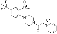 CAS#: 219139-24-9, 1-(2-{4-[2-Nitro-4-(Trifluoromethyl)Phenyl]-1-Piperazinyl}-2-Oxoethyl)Pyridinium Chloride