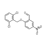 CAS 登录号：219539-46-5， 2-[(2,6-二氯苄基)氧基]-5-硝基苯甲醛