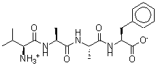 CAS#: 21957-32-4, N-[(2S)-2-Ammonio-3-Methylbutanoyl]-L-Alanyl-N-[(1S)-1-Carboxylato-2-Phenylethyl]-L-Alaninamide