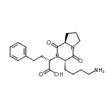 CAS#: 219677-82-4, (2S)-2-[(3S,8aR)-3-(4-Aminobutyl)-1,4-Dioxohexahydropyrrolo[1,2-a]Pyrazin-2(1H)-Yl]-4-Phenylbutanoic Acid
