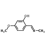 CAS 登录号：219718-69-1， 5-甲氧基-2-[(E)-(甲基亚胺)甲基]苯酚