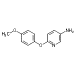 CAS 登录号：219865-99-3， 6-(4-甲氧基苯氧基)-3-吡啶胺