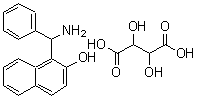 CAS 登录号：219897-70-8， 1-[氨基(苯基)甲基]-2-萘酚 2,3-二羟基琥珀酸盐(1:1)