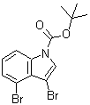 CAS#: 219943-38-1, 2-Methyl-2-Propanyl 3,4-Dibromo-1H-Indole-1-Carboxylate