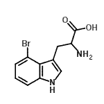 CAS 登录号：219943-61-0， 4-溴色氨酸