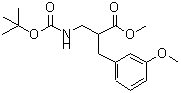 CAS#: 220117-40-8, Methyl 2-(3-Methoxybenzyl)-3-({[(2-Methyl-2-Propanyl)Oxy]Carbonyl}Amino)Propanoate