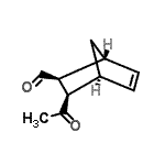 CAS 登录号：220191-57-1， (1R,2S,3R,4S)-3-乙酰基双环[2.2.1]庚-5-烯-2-甲醛