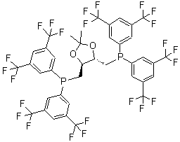 CAS#: 220196-30-5, {[(4S,5S)-2,2-Dimethyl-1,3-Dioxolane-4,5-Diyl]Bis(Methylene)}Bis{Bis[3,5-Bis(Trifluoromethyl)Phenyl]Phosphine}