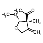 CAS#: 220308-44-1, 1-[(2S,3S)-2-Methoxy-3-Methyl-4-Methylenetetrahydro-3-Furanyl]Ethanone