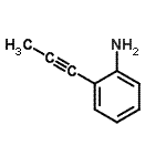 CAS#: 220465-91-8, 2-(1-Propyn-1-Yl)Aniline
