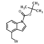 CAS 登录号：220499-13-8， 2-甲基-2-丙基4-(溴甲基)-1H-吲哚-1-羧酸酯