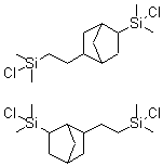 CAS#: 220527-24-2, Chloro(2-{5-[Chloro(Dimethyl)Silyl]Bicyclo[2.2.1]Hept-2-Yl}Ethyl)Dimethylsilane - Chloro(2-{6-[Chloro(Dimethyl)Silyl]Bicyclo[2.2.1]Hept-2-Yl}Ethyl)Dimethylsilane (1:1)