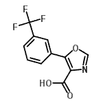 CAS#: 220652-95-9, 5-[3-(Trifluoromethyl)Phenyl]-1,3-Oxazole-4-Carboxylic Acid