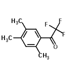 CAS 登录号：220675-88-7， 2,2,2-三氟-1-(2,4,5-三甲基苯基)乙酮