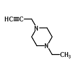 CAS#: 220699-95-6, 1-Ethyl-4-(2-Propyn-1-Yl)Piperazine
