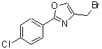 CAS 登录号：22087-23-6， 4-(溴甲基)-2-(4-氯苯基)-1,3-恶唑