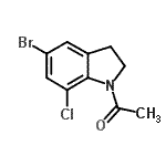 CAS#: 221024-29-9, 1-(5-Bromo-7-Chloro-2,3-Dihydro-1H-Indol-1-Yl)Ethanone
