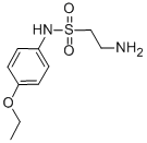 CAS 登录号：22103-30-6， 2-氨基-N-(4-乙氧基苯基)乙烷磺酰胺