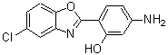 CAS#: 22105-55-1, 5-Amino-2-(5-Chloro-1,3-Benzoxazol-2-Yl)Phenol