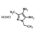 CAS#: 221110-59-4, 1-Ethyl-3-Methyl-1H-Pyrazole-4,5-Diamine Dihydrochloride
