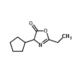 CAS#: 221214-05-7, 4-Cyclopentyl-2-Ethyl-1,3-Oxazol-5(4H)-One